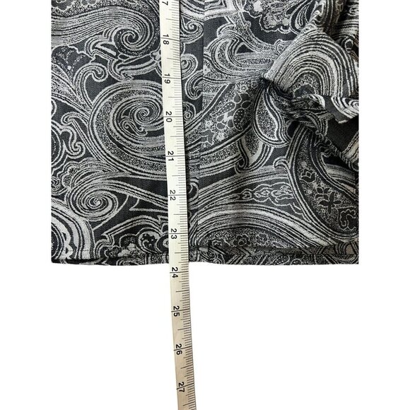 Gold Label Investments Women's Casual Silver & Black Top - Picture 6 of 6